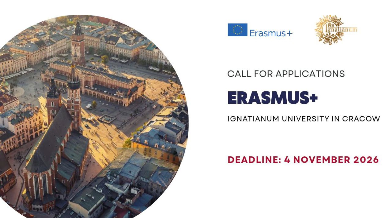 Відкрито конкурс ERASMUS+ до Університету Ігнатіанум у Кракові (Польща) на весняний семестр 2027 р.