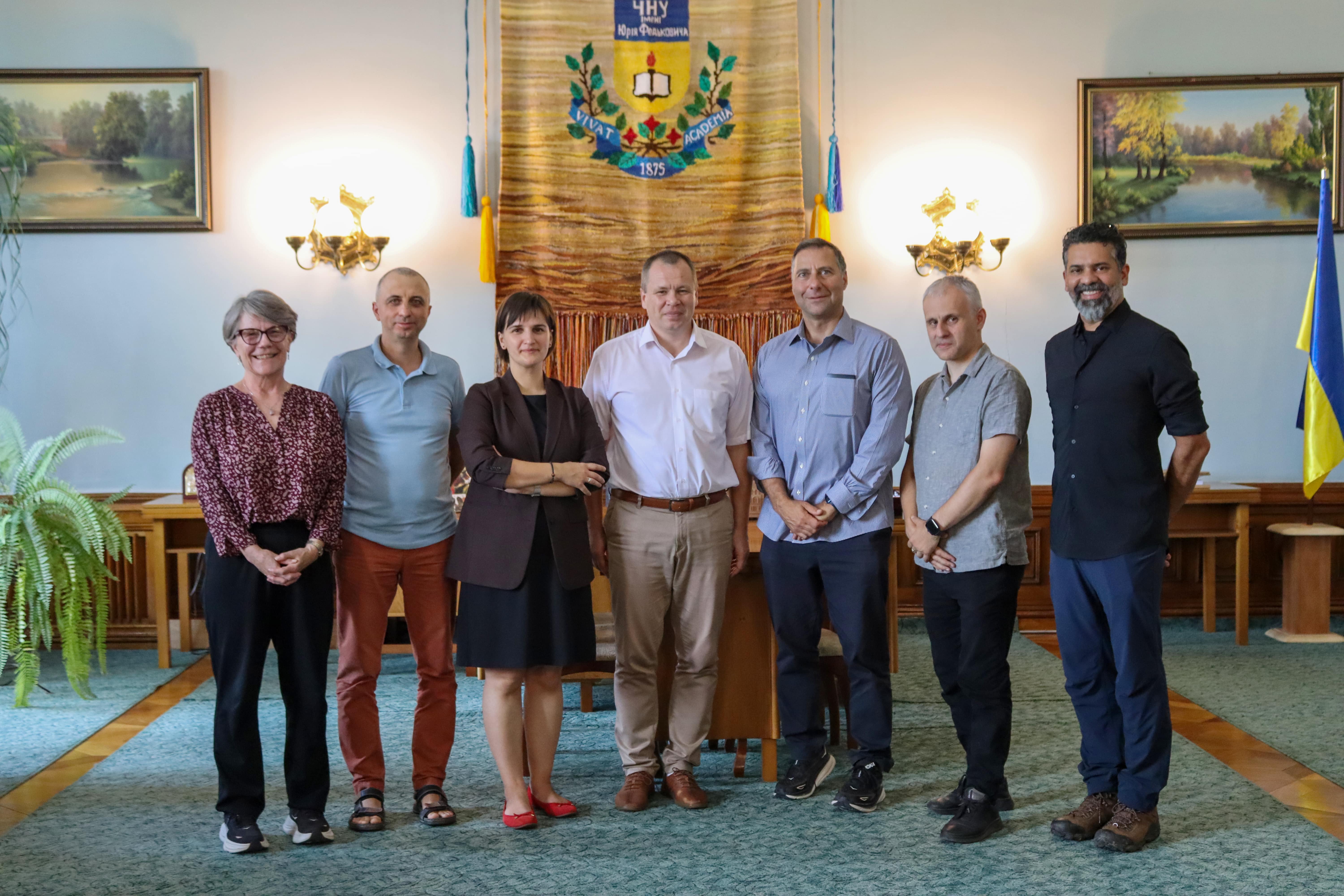 До ЧНУ завітала делегація Національної академії наук, інженерії та медицини США