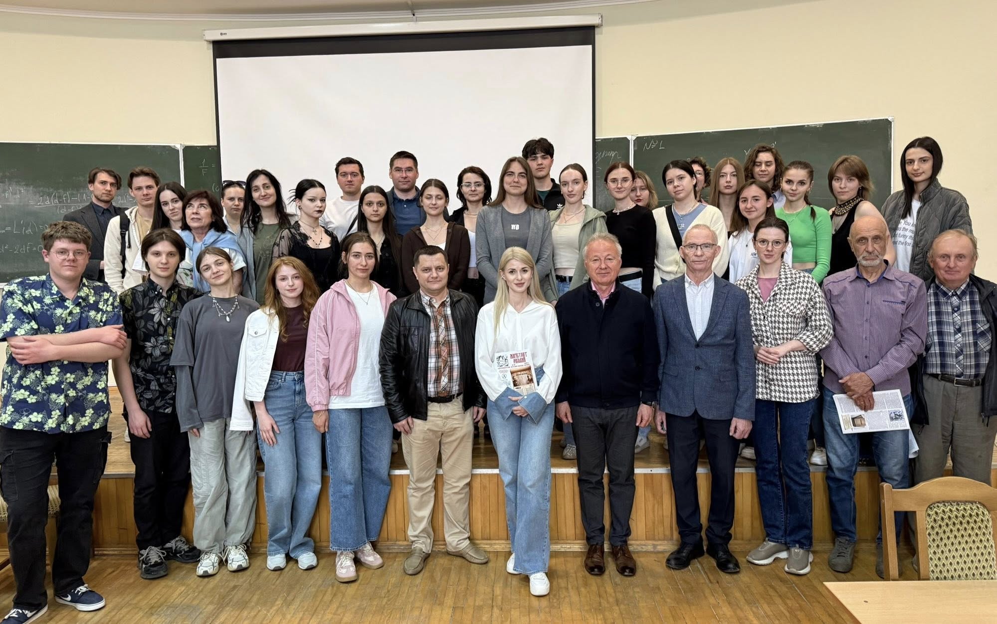 Відкрита лекція Олега Семеновича Слєпцова на факультеті архітектури, будівництва та декоративно-прикладного мистецтва