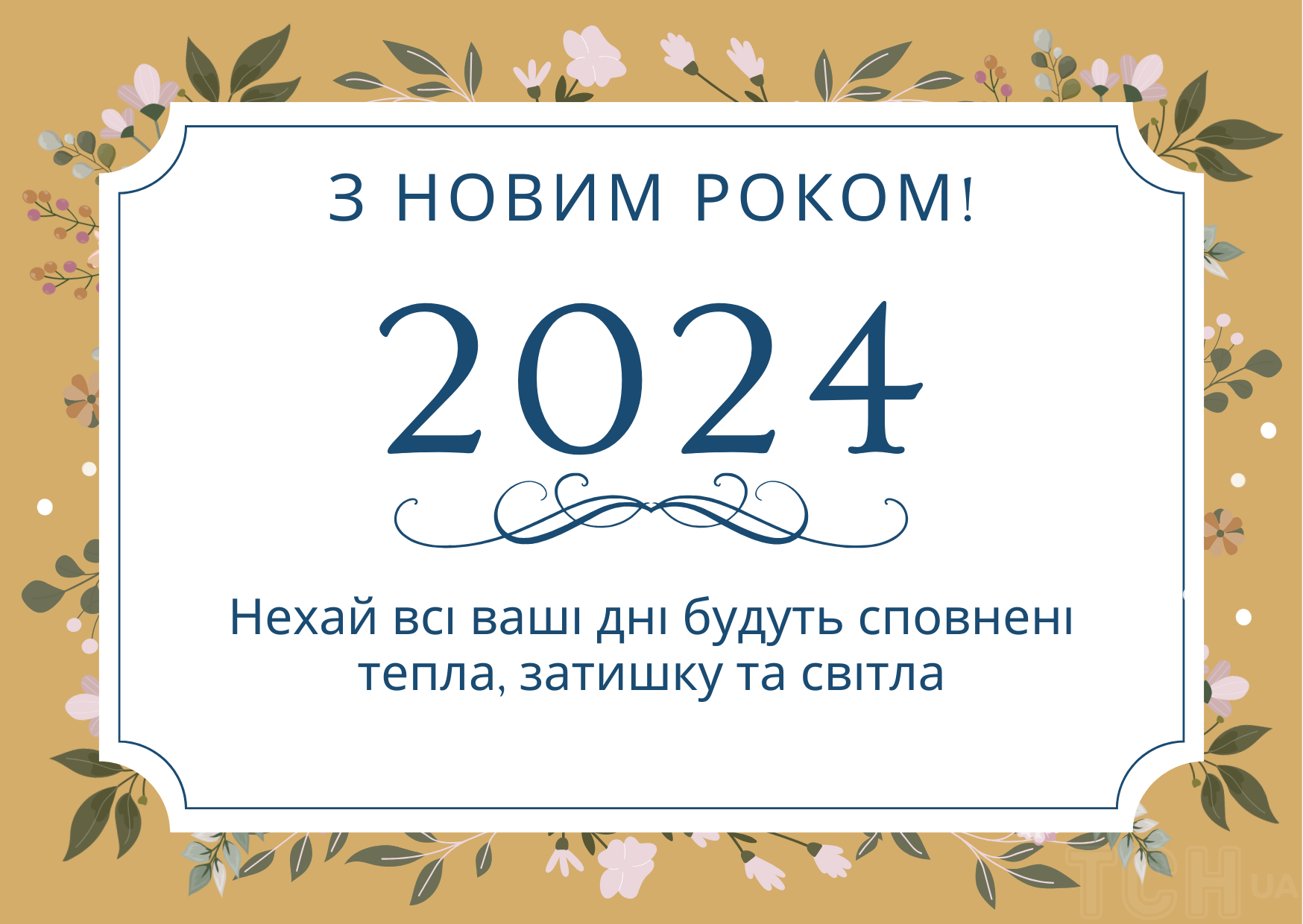 Прийміть найщиріші привітання з Новим роком !