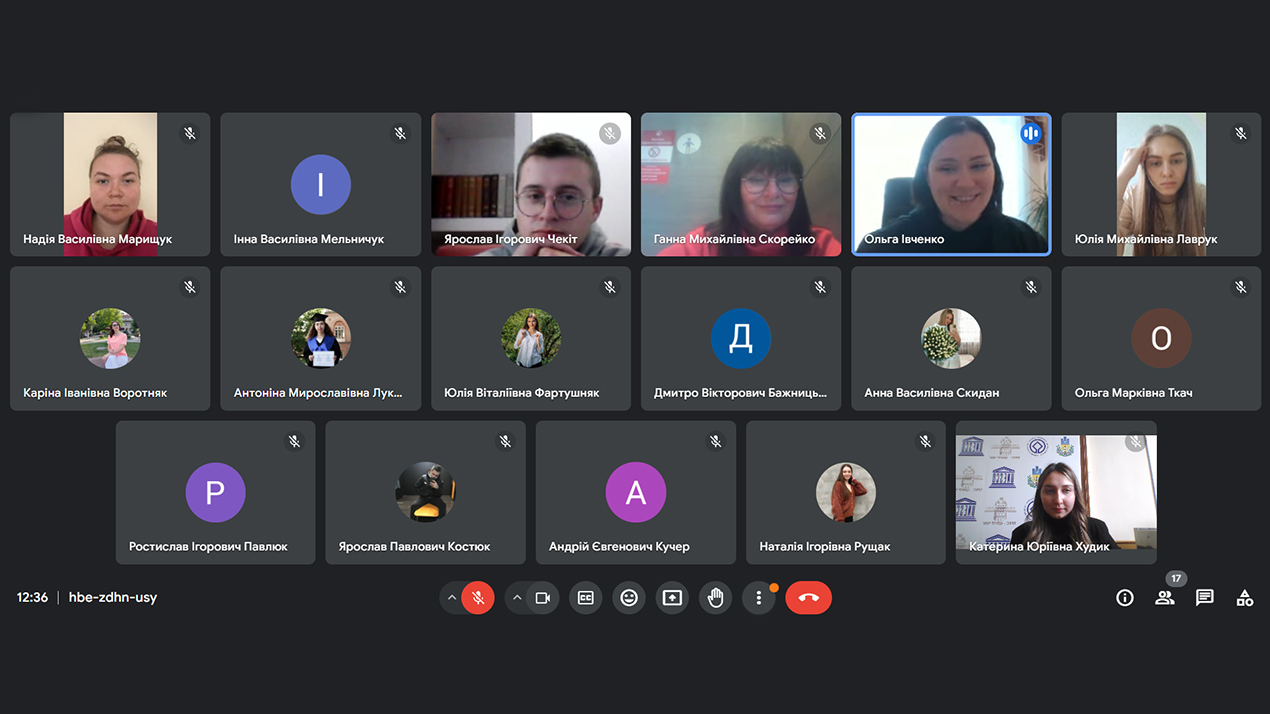 Відкрита лекція для студентського гуртка «Методичні студії»