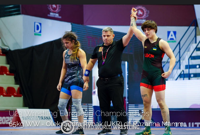 Українська борчиня Олександра Рибак здобула бронзу на Чемпіонаті Європи U23!