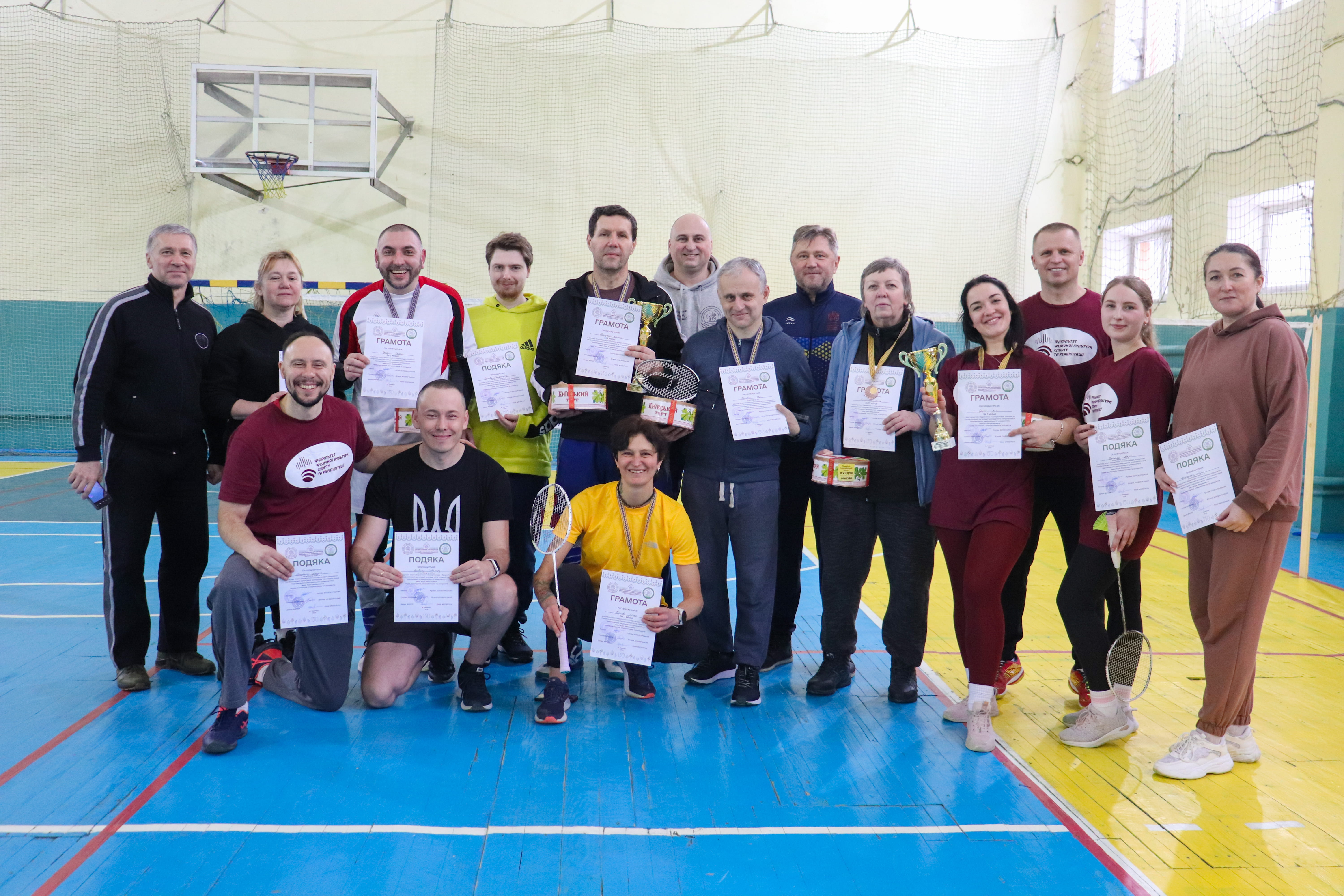 Відбулися змагання з бадмінтону в межах другого етапу Першої Спартакіади «Здоров’я» серед викладачів, співробітників та аспірантів університету