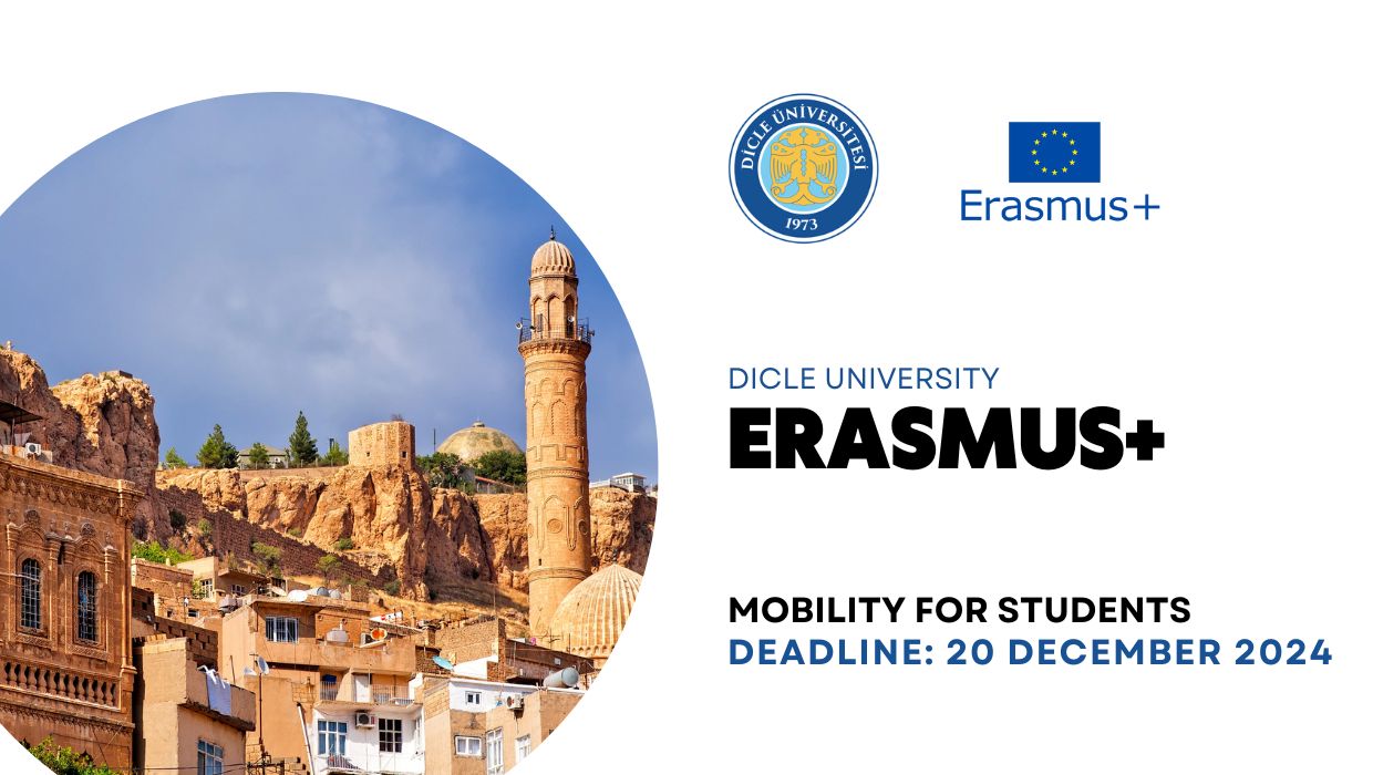 Відкрито конкурс ERASMUS+ в Університет Дікле м. Діярбакір (Туреччина) на весняний семестр 2025