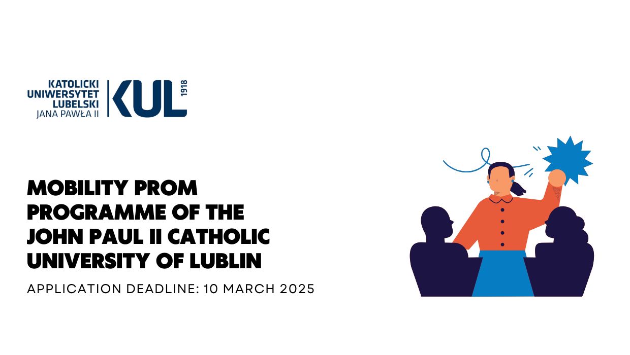 Mobility PROM Programme of the John Paul II Catholic University of Lublin