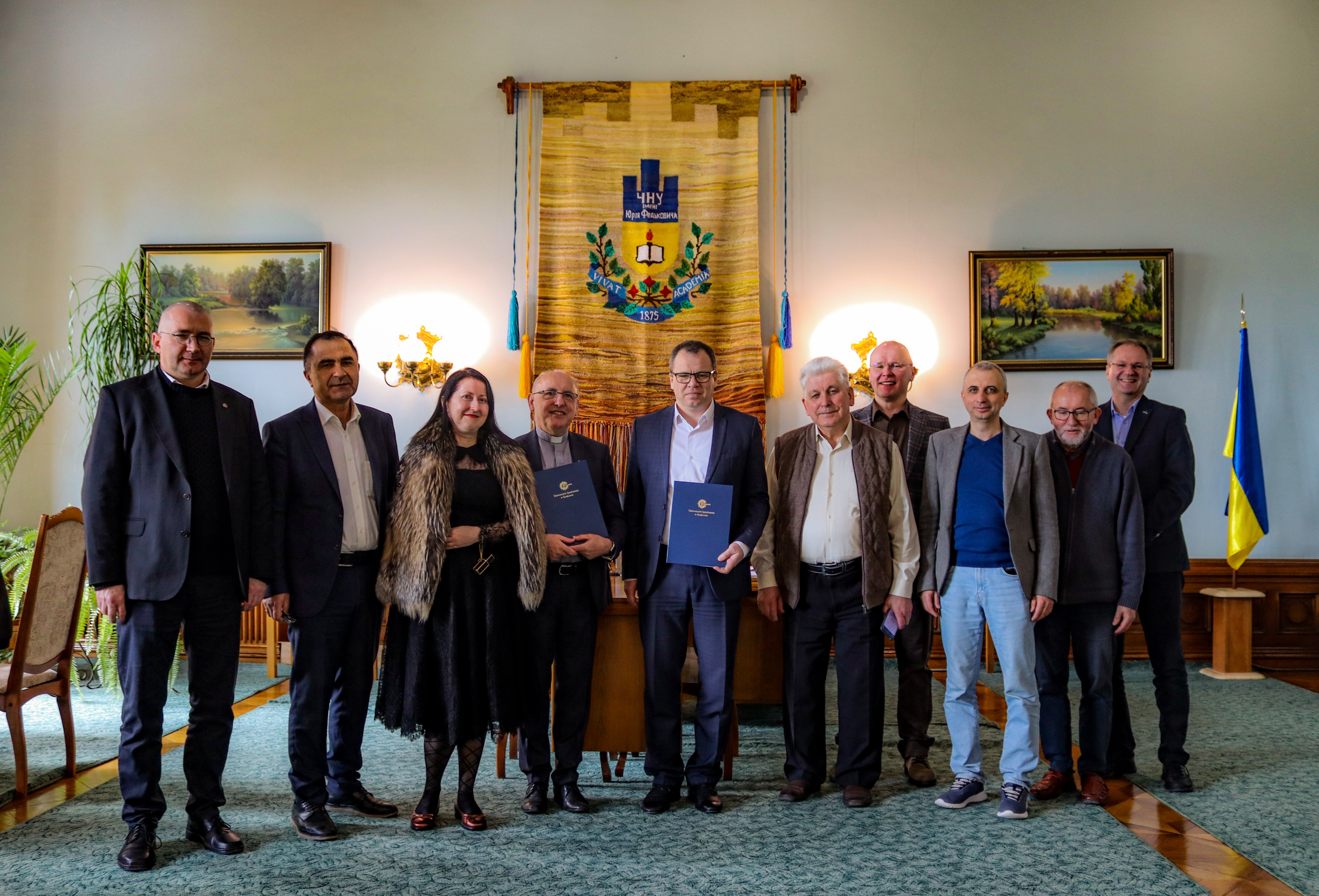 ЧНУ відвідала делегація Університету Ігнаціанум із Кракова