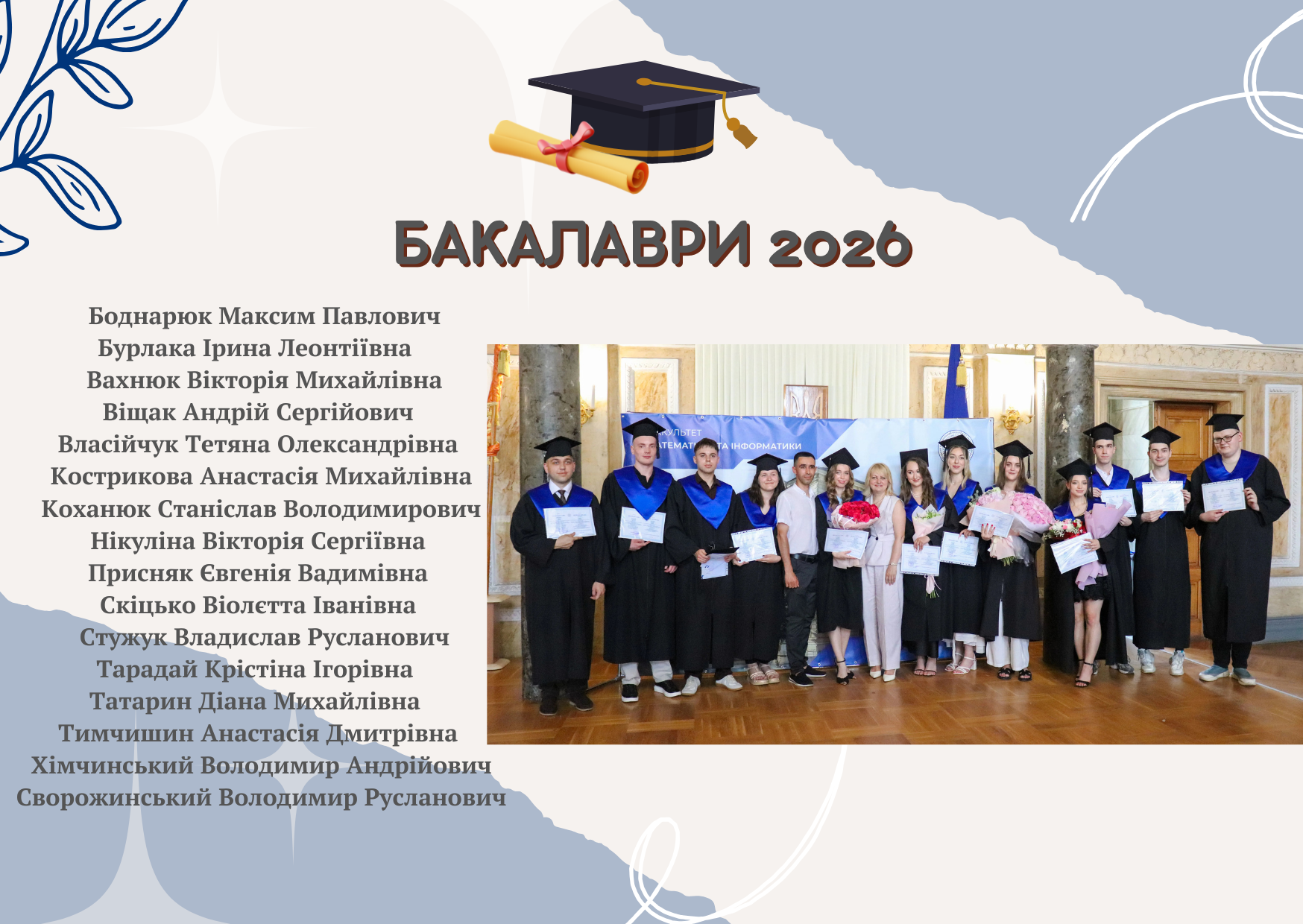 Бакалаври 2026