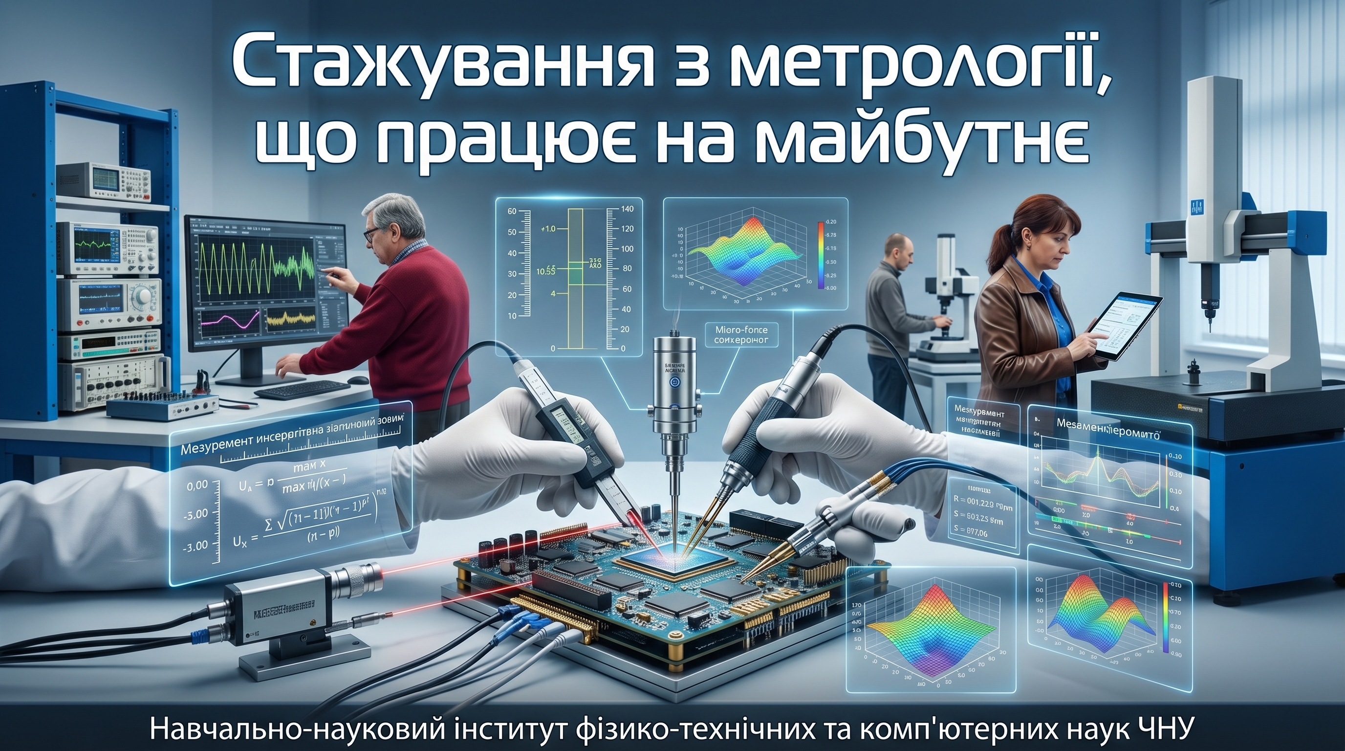 Викладачі ІФКТН ЧНУ завершили стажування з метрологічного забезпечення сучасних інформаційно-вимірювальних технологій