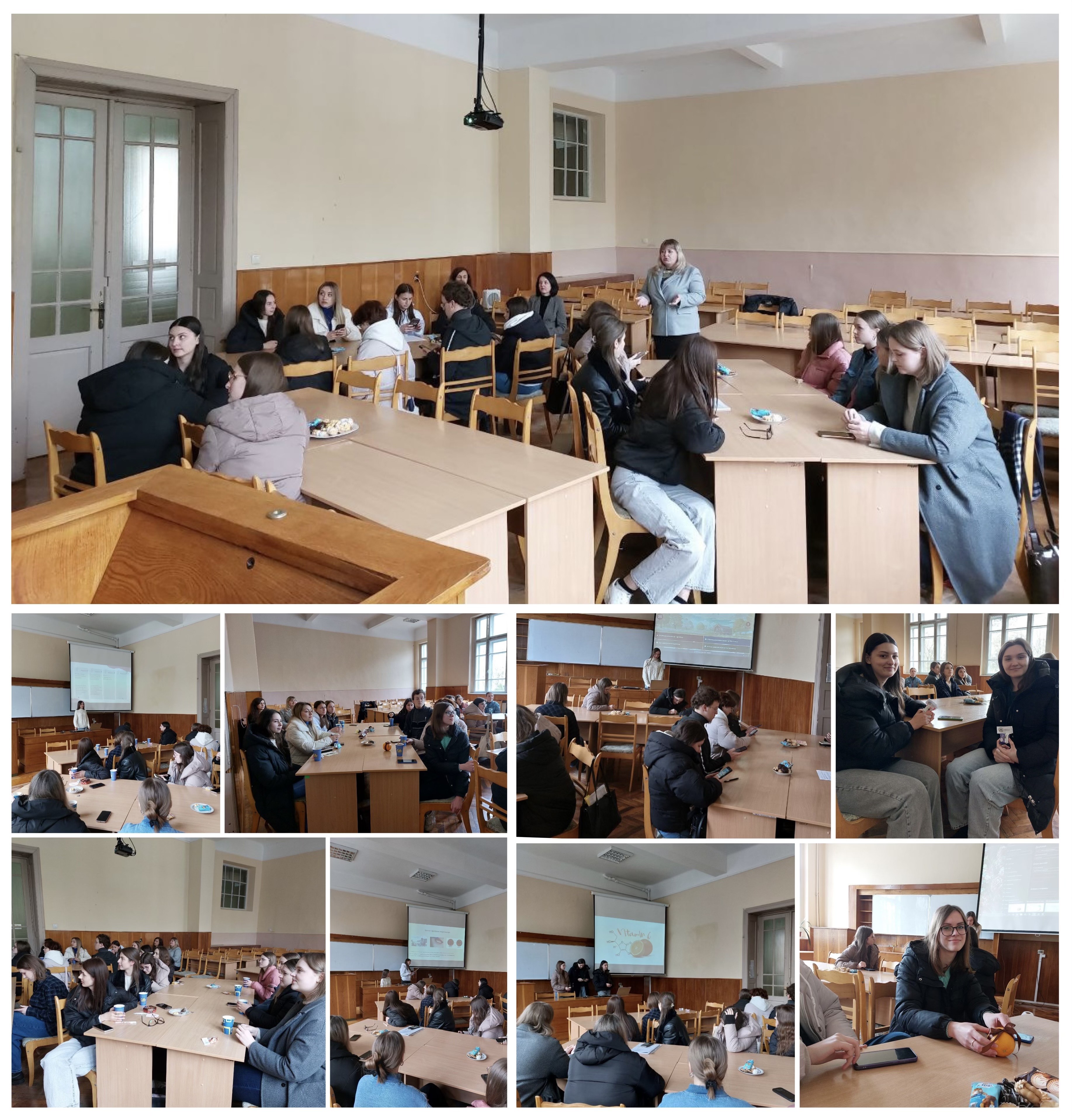 Засідання студентського наукового гуртка кафедри біохімії та біотехнології (07.04.2025 р.)