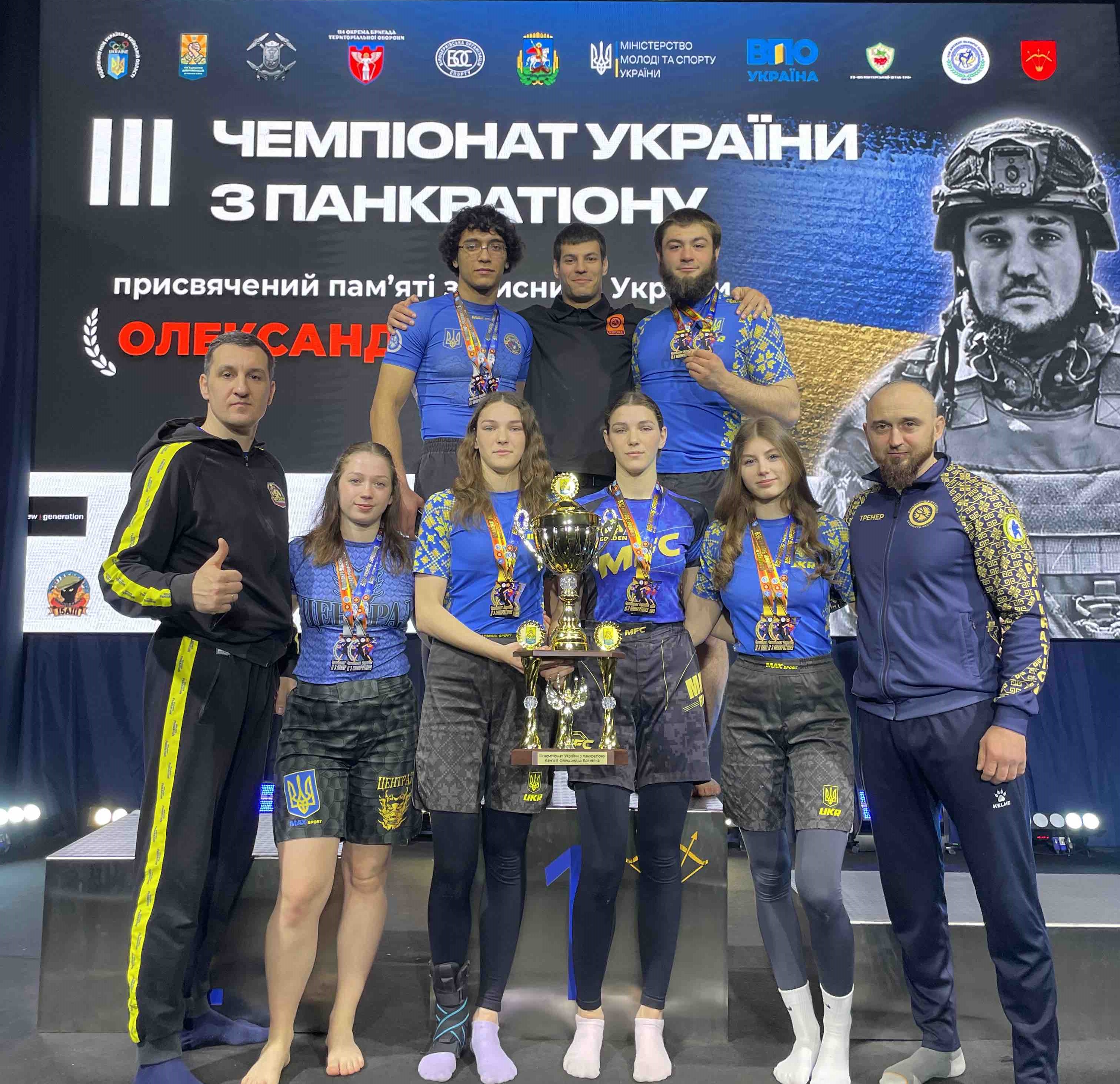 Переможний виступ студентів ЧНУ на Чемпіонаті України з панкратіону