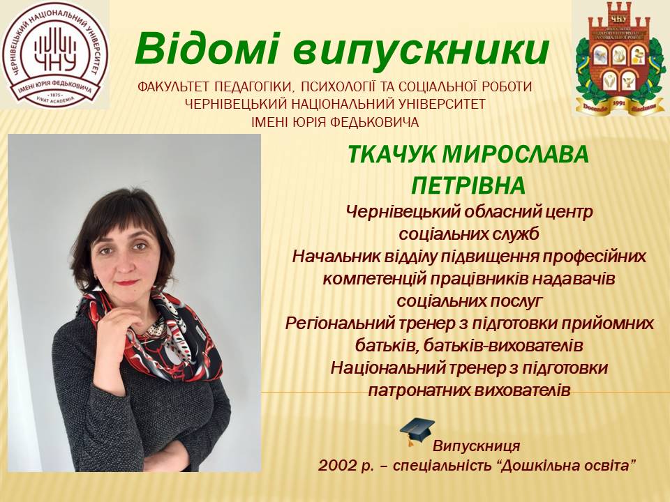 Ткачук Мирослава Петрівна