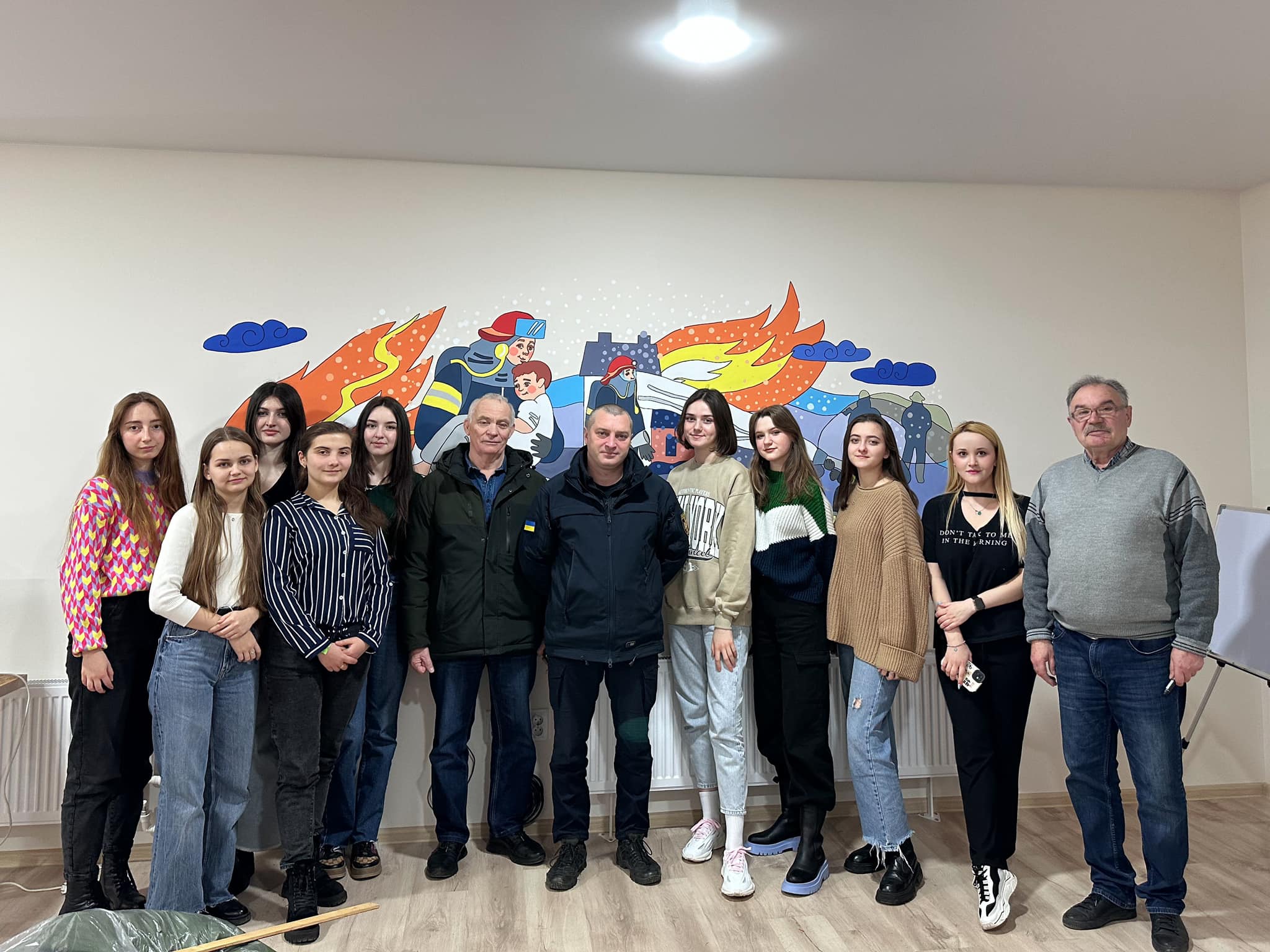 ФІНАЛ!  Розпис стін класу безпеки, головного управління ДСНС у Чернівецькій області