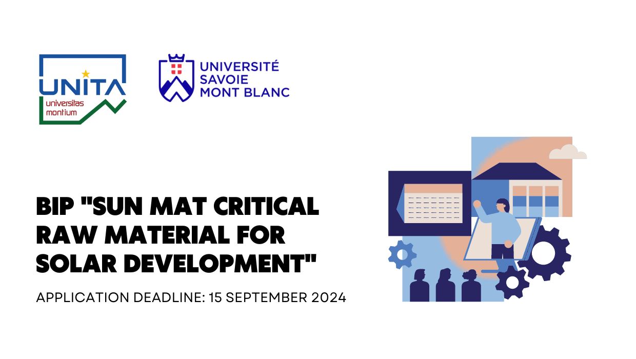UNITA BIP "SUN Mat Critical Raw Material for Solar Development" by USMB