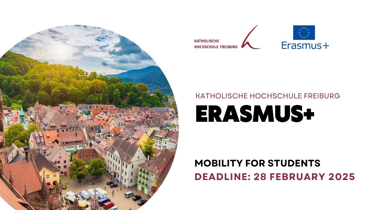 Відкрито конкурс ERASMUS+ до Католицького університету м. Фрайбург (Німеччина) на осінній семестр 2025/26