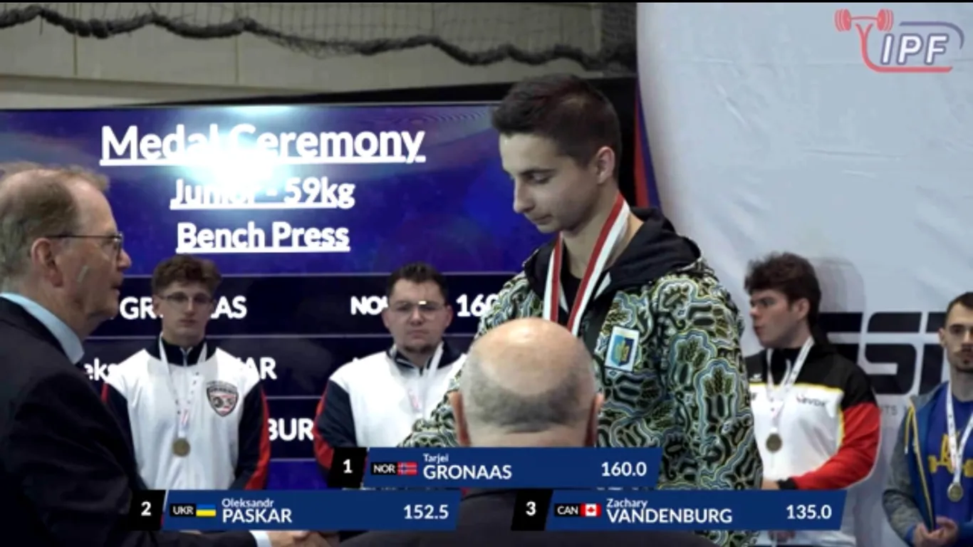 Студенти ЧНУ – срібні призери Чемпіонату світу з жиму лежачи