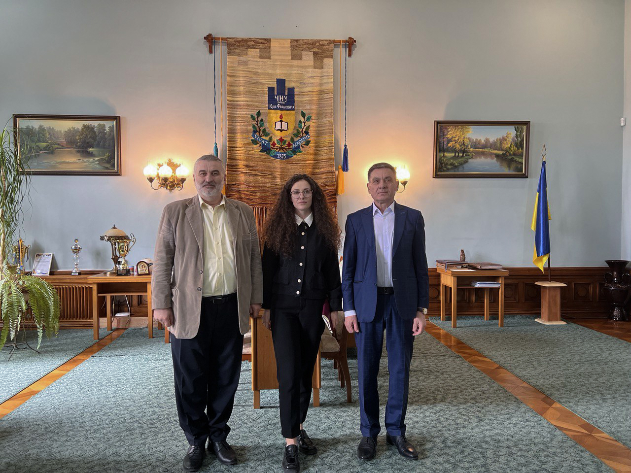 Відбулася зустріч із ректором Ясського університету "Петре Андрей"