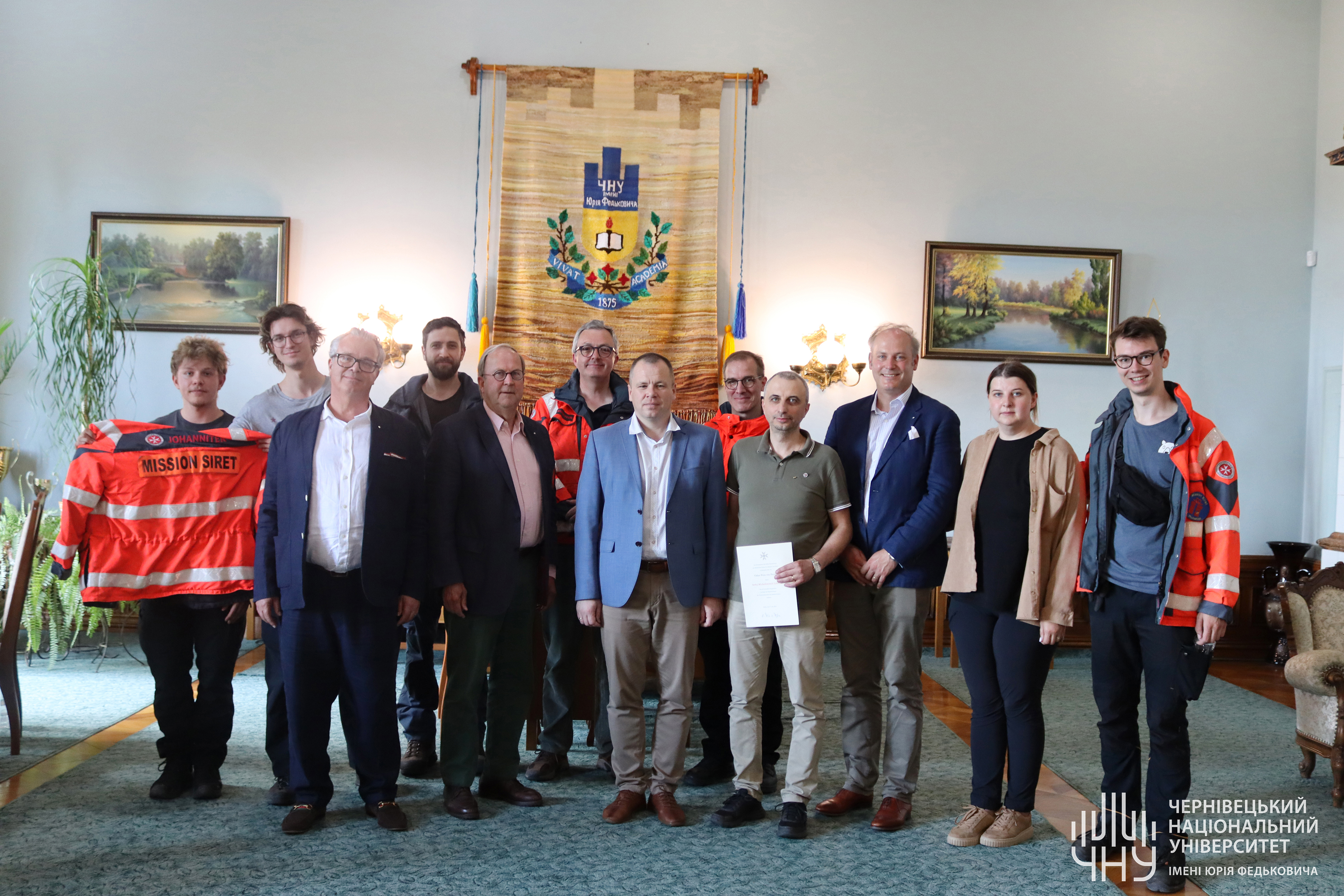Візит членів правління Ордену Йоганнітерів до Чернівецького університету