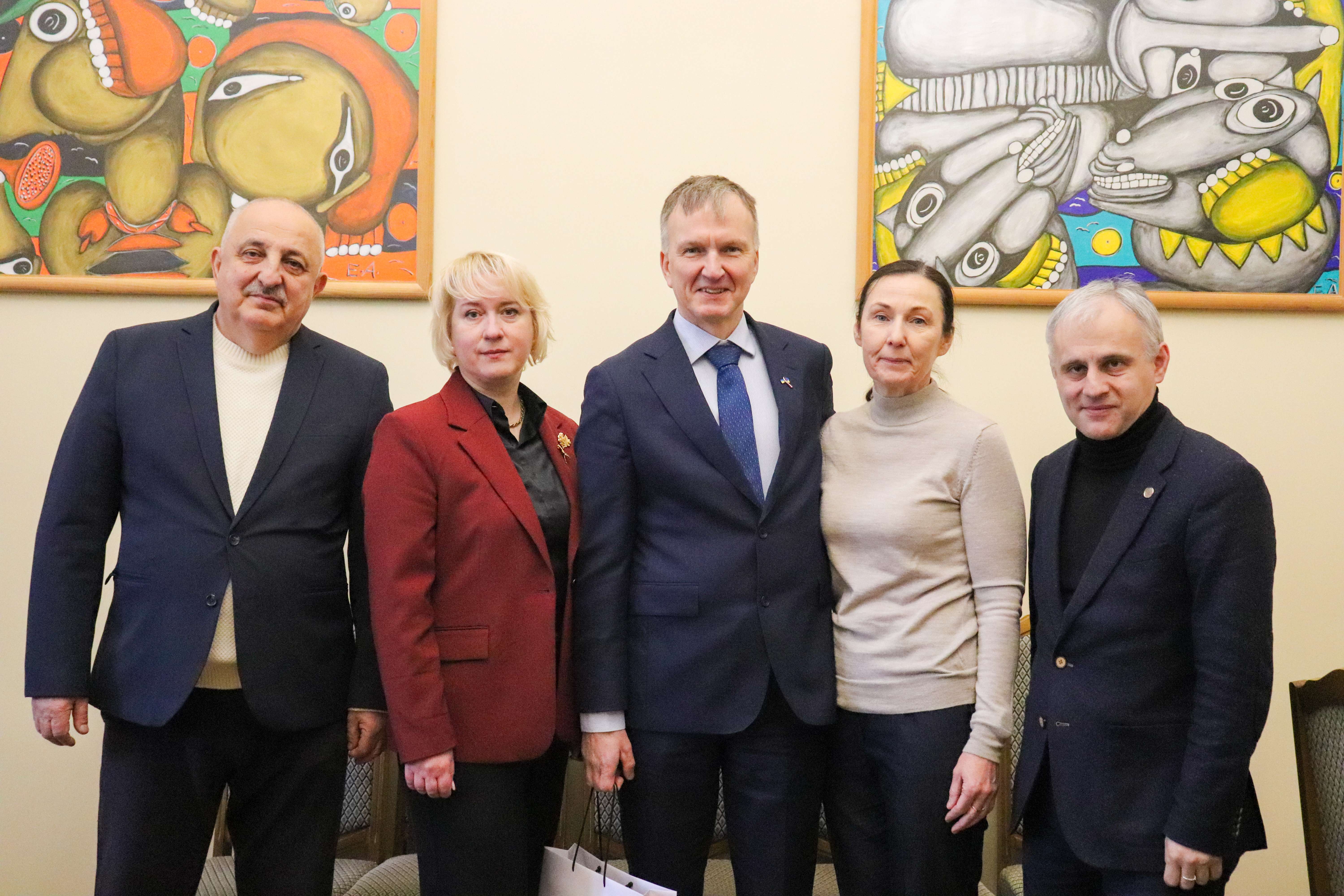 Зустріч керівництва ЧНУ з Послом Латвійської Республіки