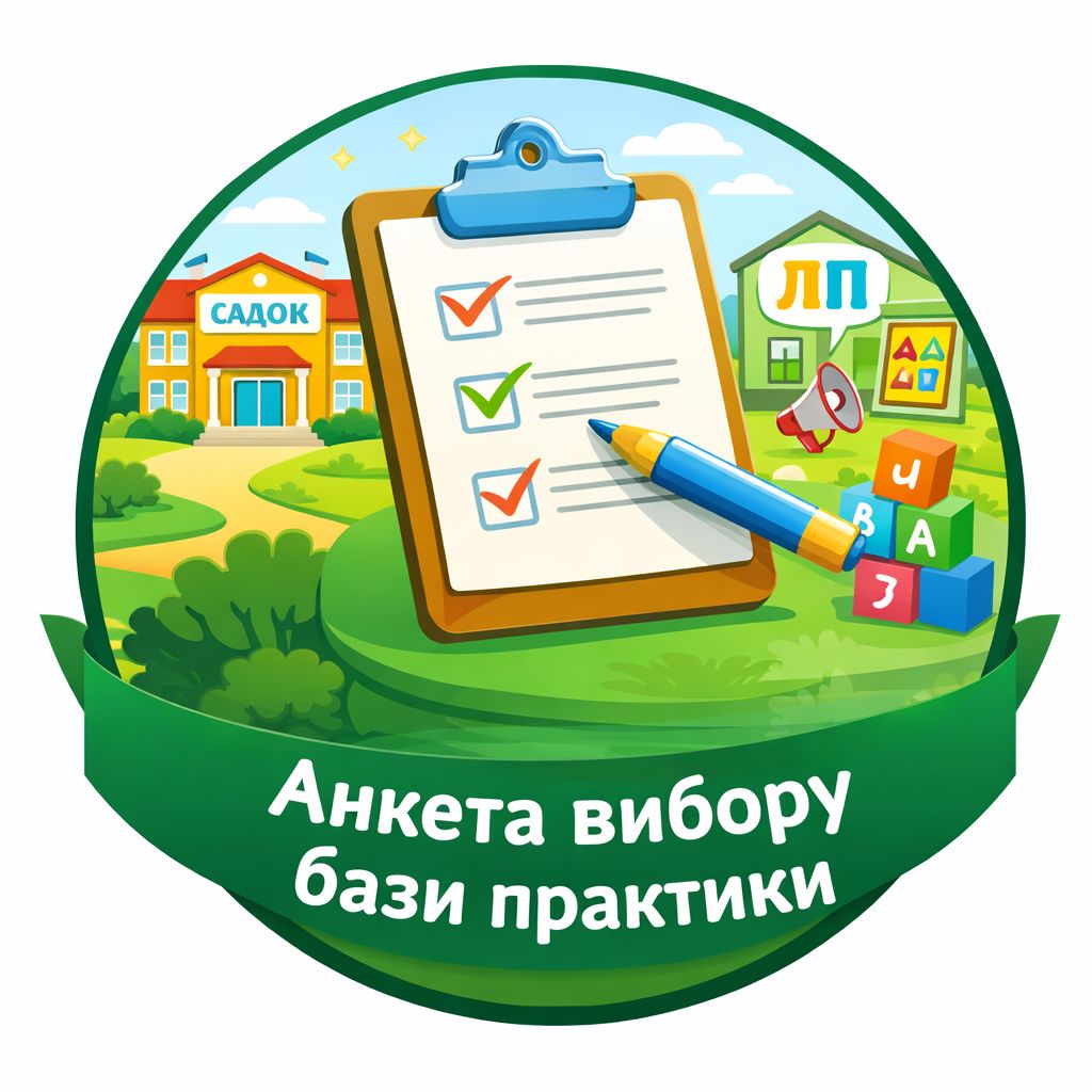 Анкета щодо вибору бази проходження  практики