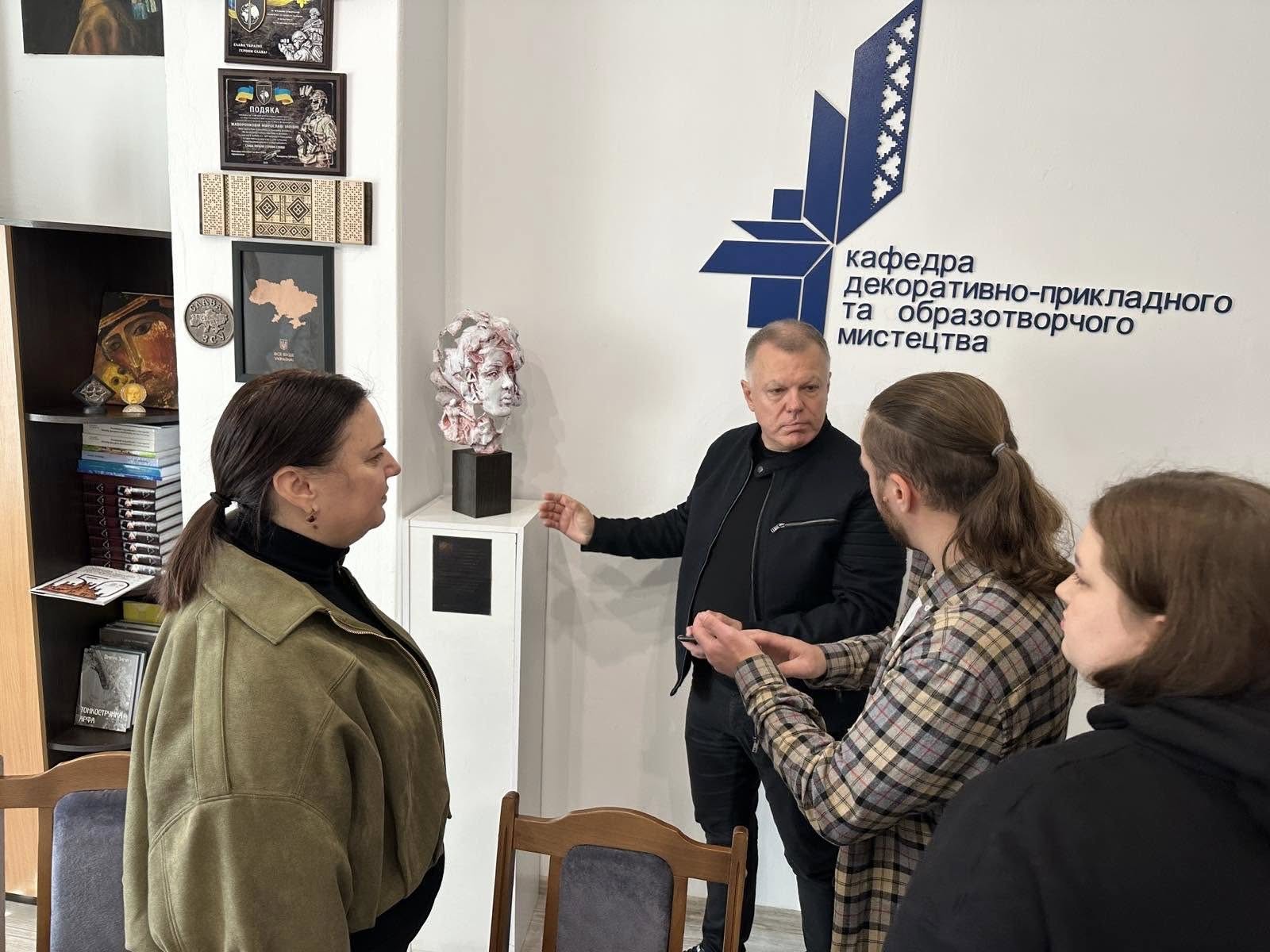 Почесні гості на кафедрі декоративно-прикладного та образотворчого мистецтва