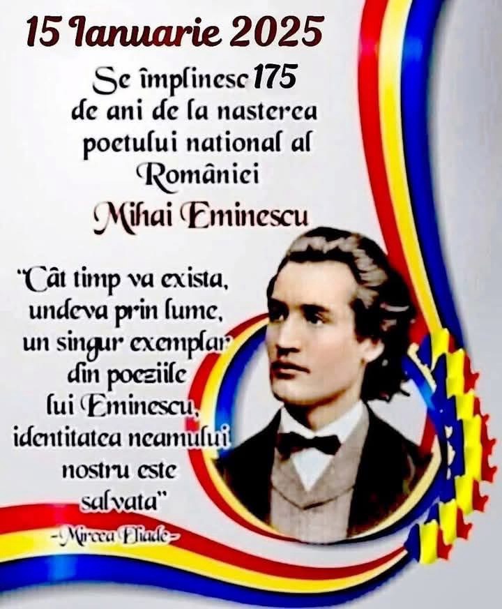 175-річчя від дня народження Міхая Емінеску