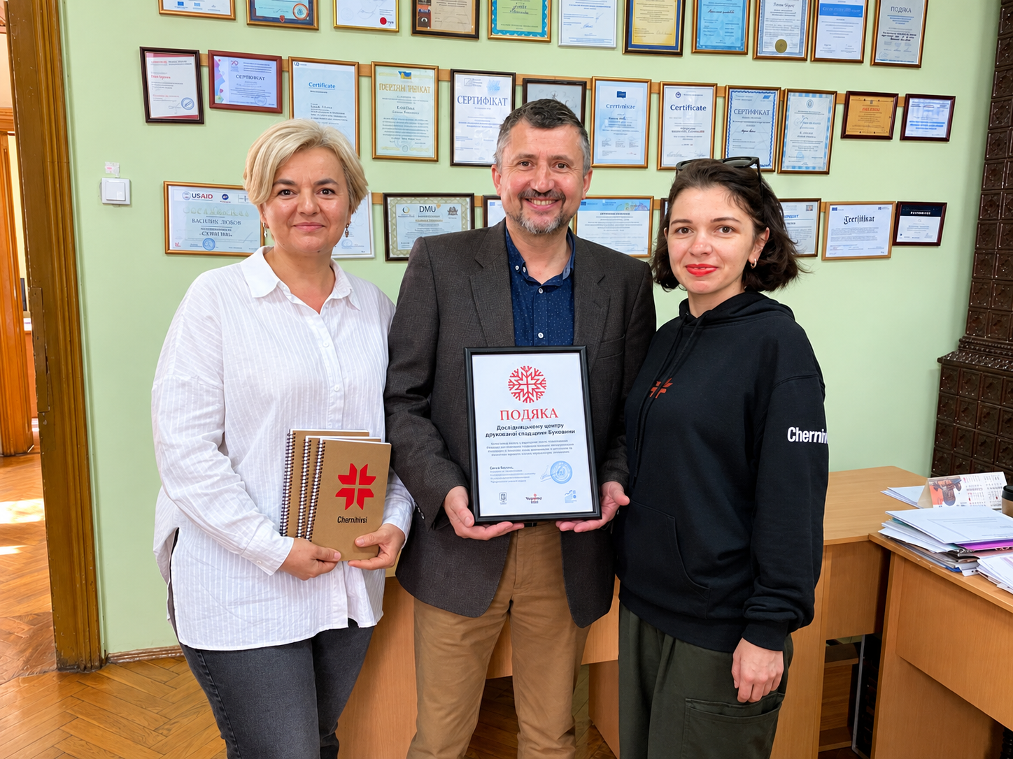 подяка за участь у Днях європейської спадщини