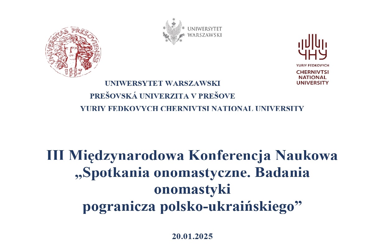 Spotkania onomastyczne