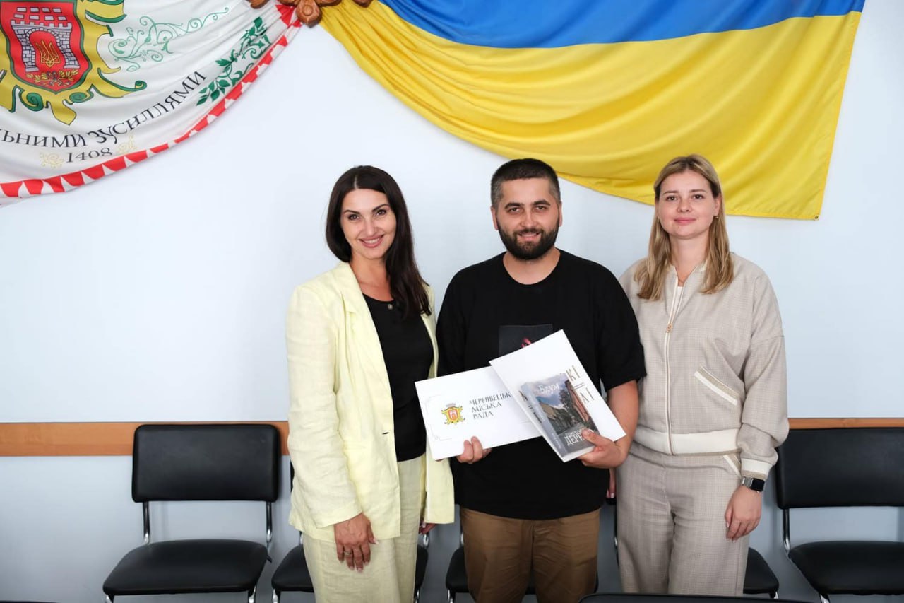 Дмитро Павлюк отримав почесну грамоту від Чернівецького міського голови