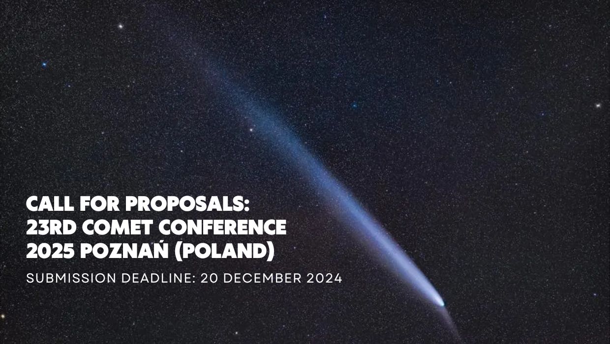 Call for Proposals: 23rd COMET conference 2025 Poznań (Poland)