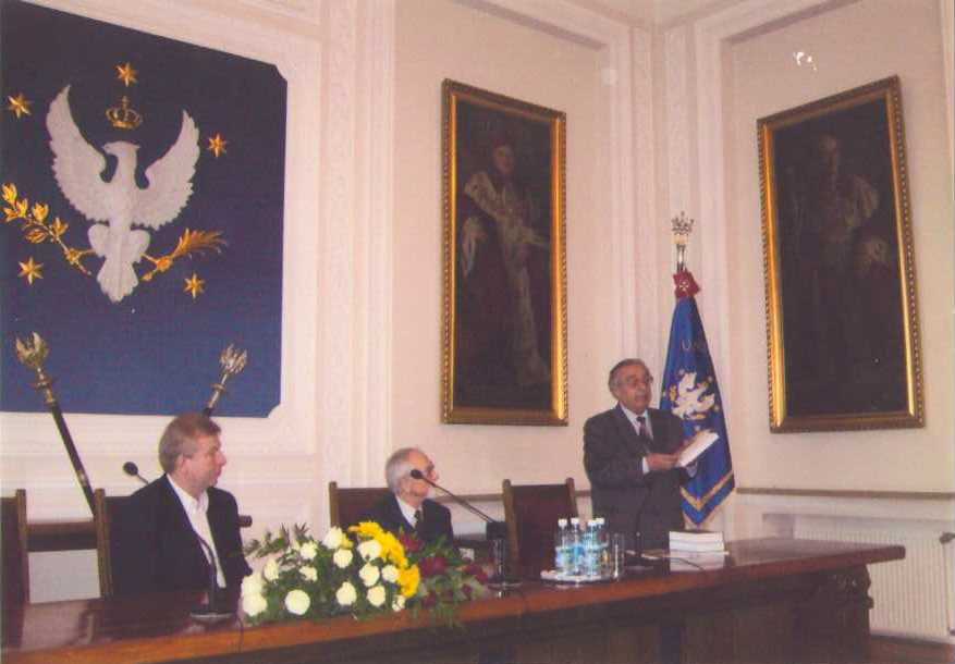 Виступ Богдана Мельничука. Варшава, 2006.