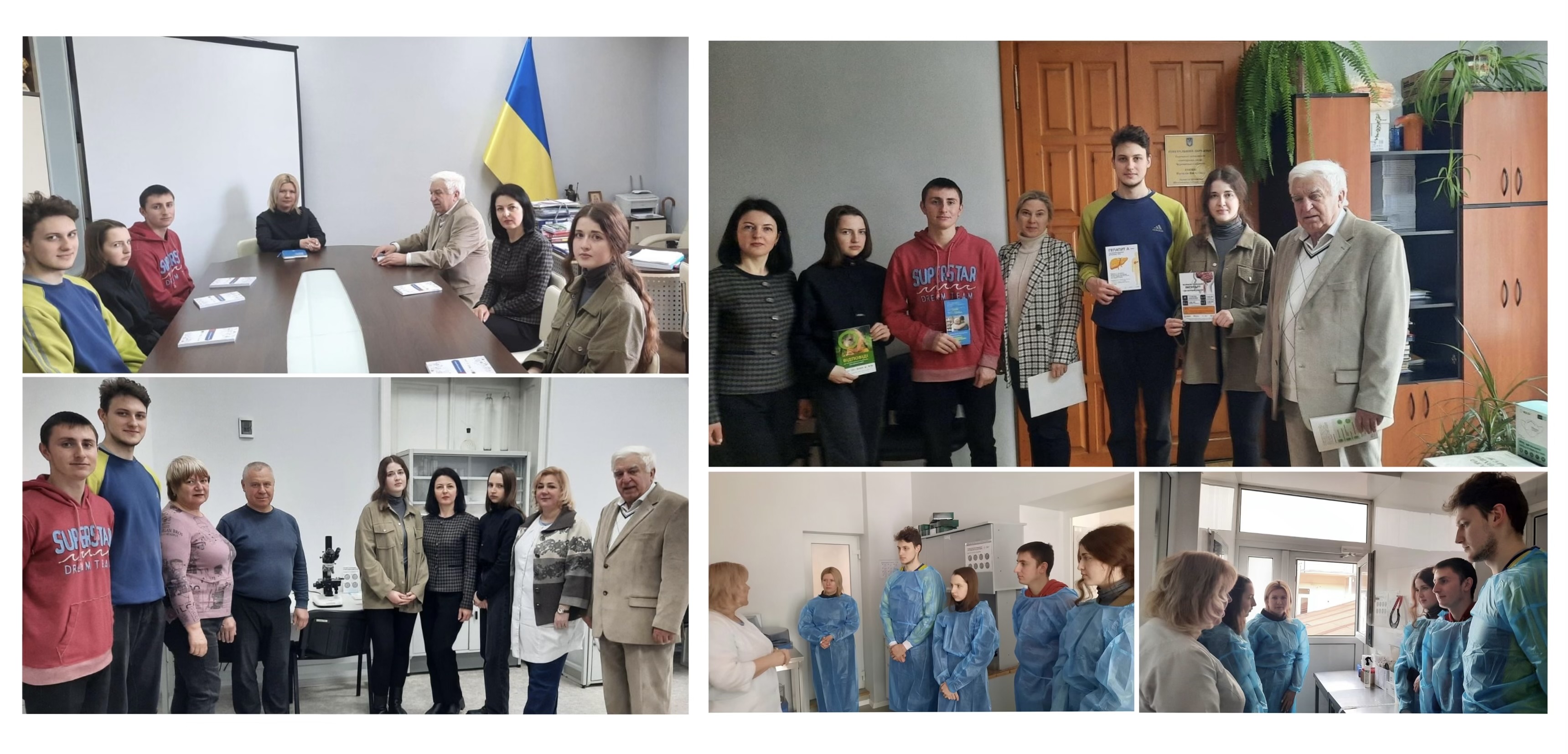 Заняття магістрантів на базі Чернівецького обласного центру контролю та профілактики хвороб