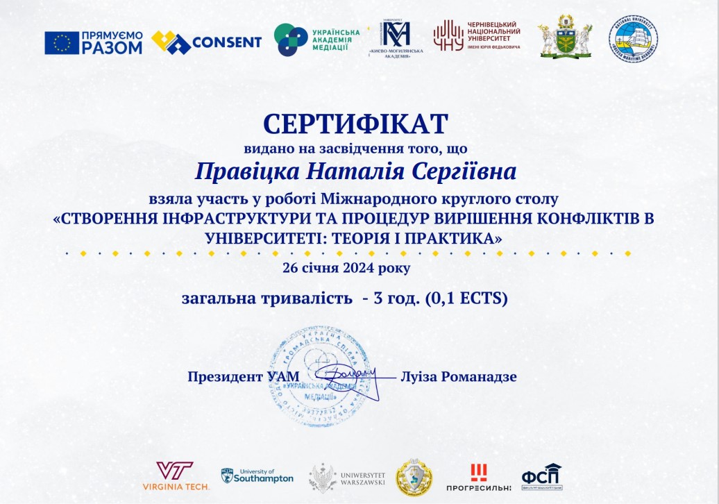 Правіцка Н.С.