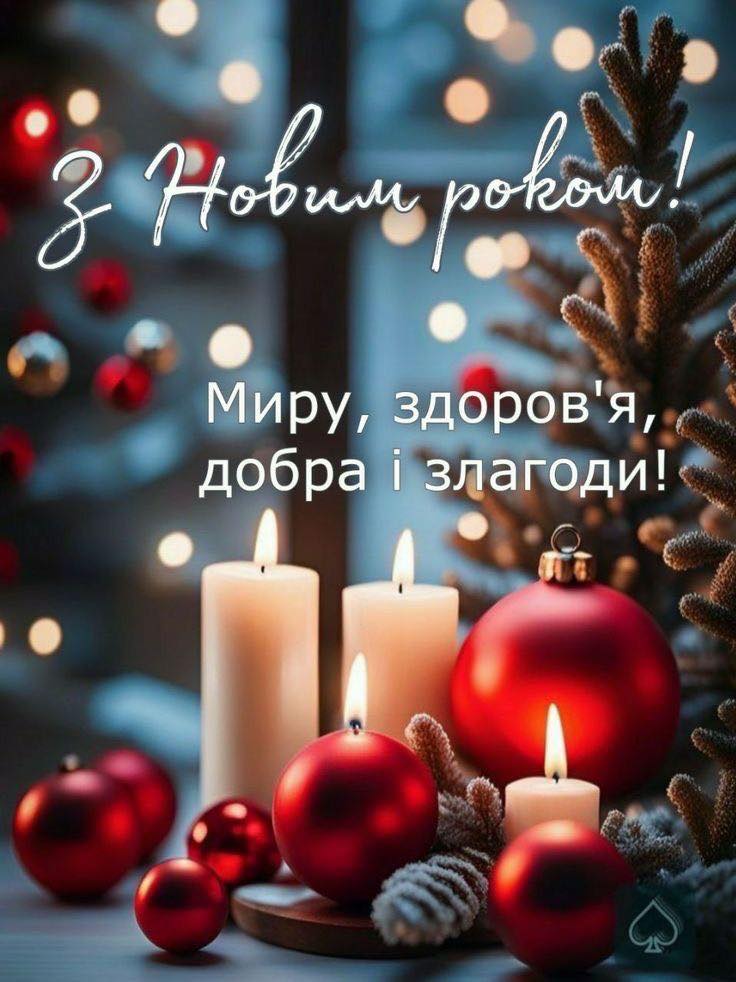 Щиро вітаємо з Новим роком! 🎄✨