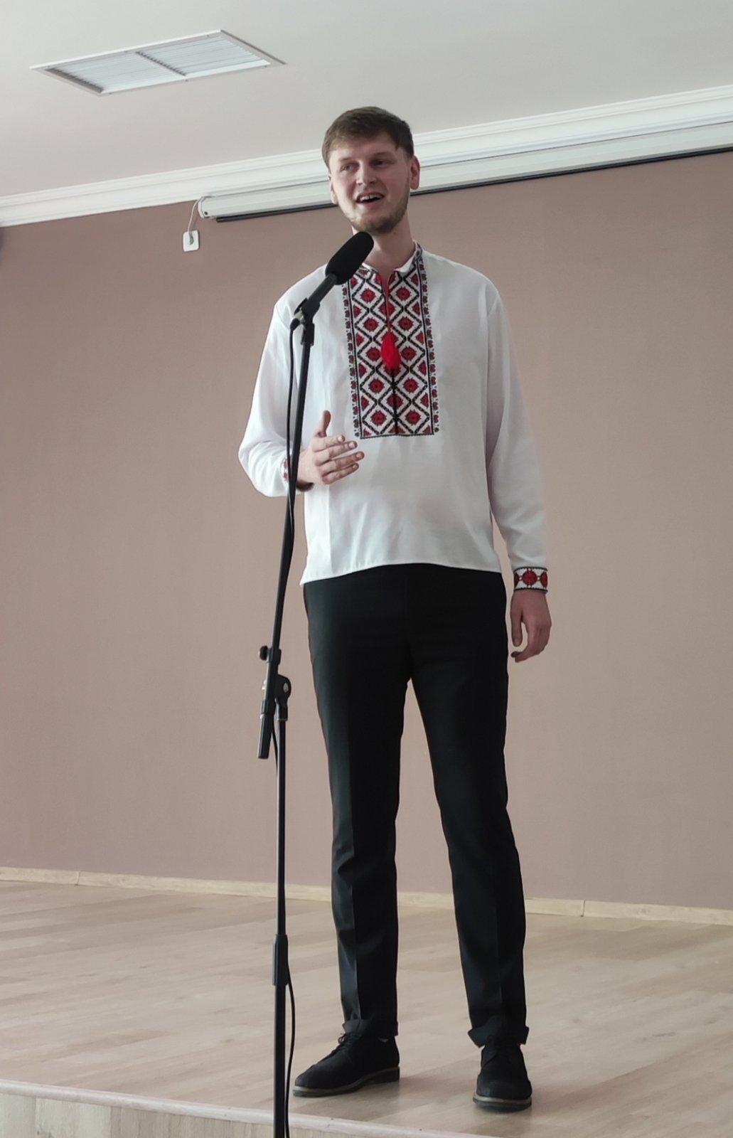 Виступ Василя Педуре