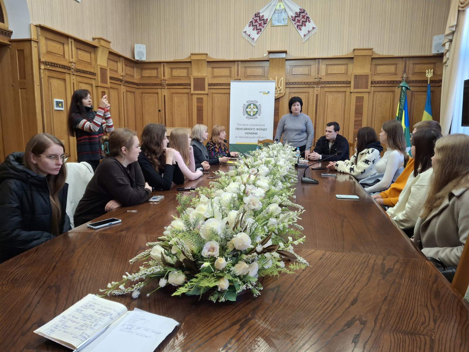 Студенти та викладачі ОП «Соціальне забезпечення» відвідали Головне управління Пенсійного фонду України в Чернівецькій області