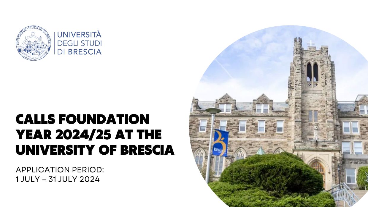 Calls Foundation Year 2024/2025 at the University of Brescia