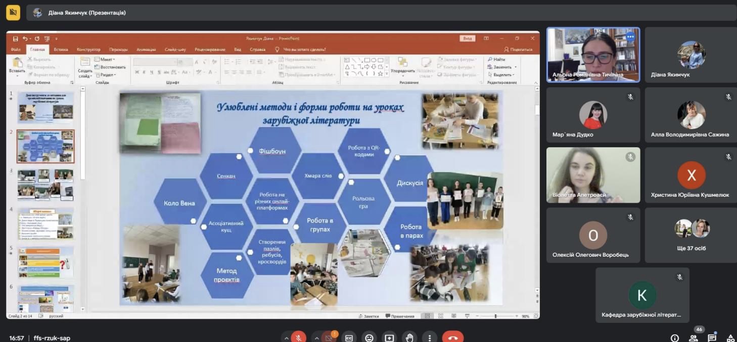 «Методичне портфоліо сучасного вчителя літератури (зарубіжної та української)»