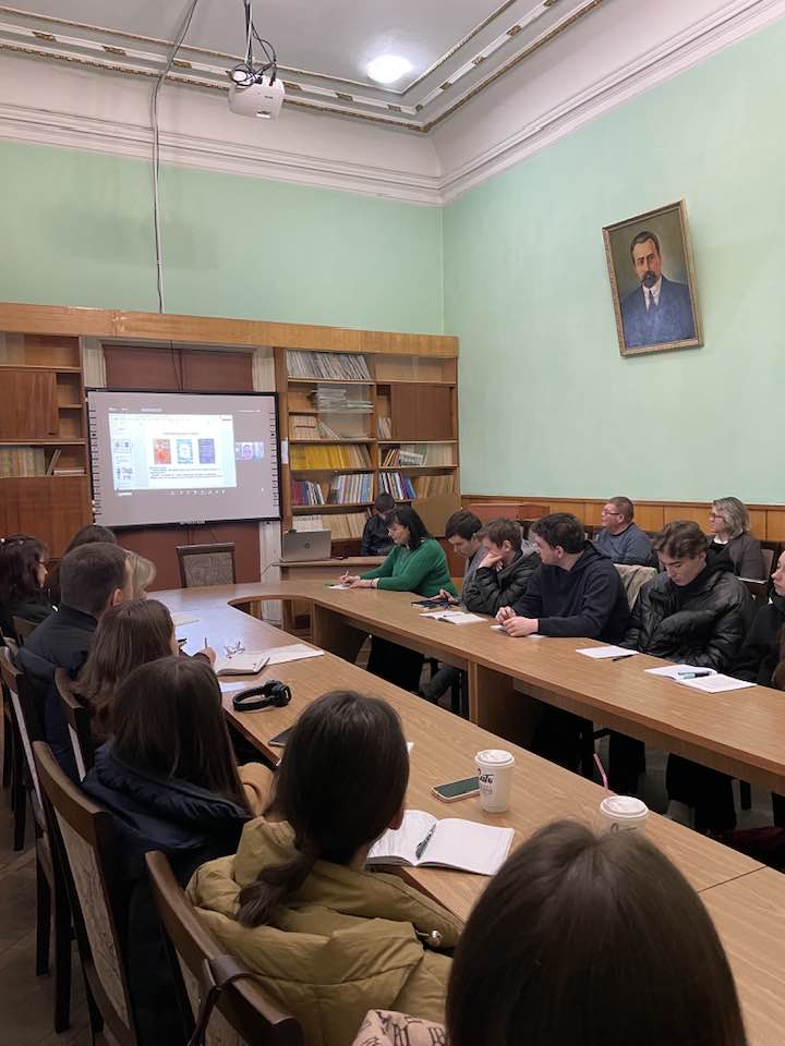 Цикл гостьових лекцій Ігоря Щупака для студентів ФІПМВ