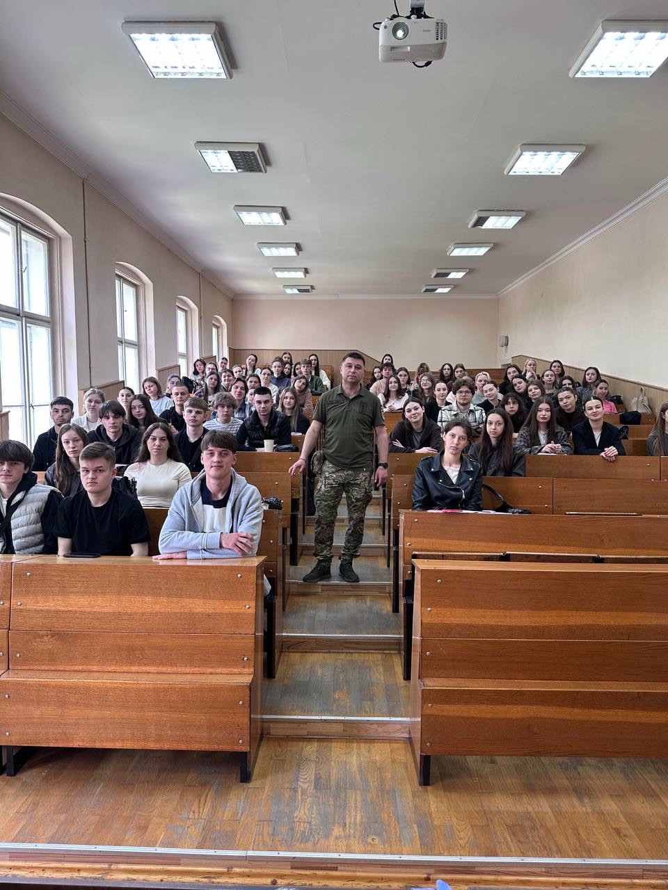 Зустріч зі старшим лейтенантом Максимом Миколайовичем Руденком