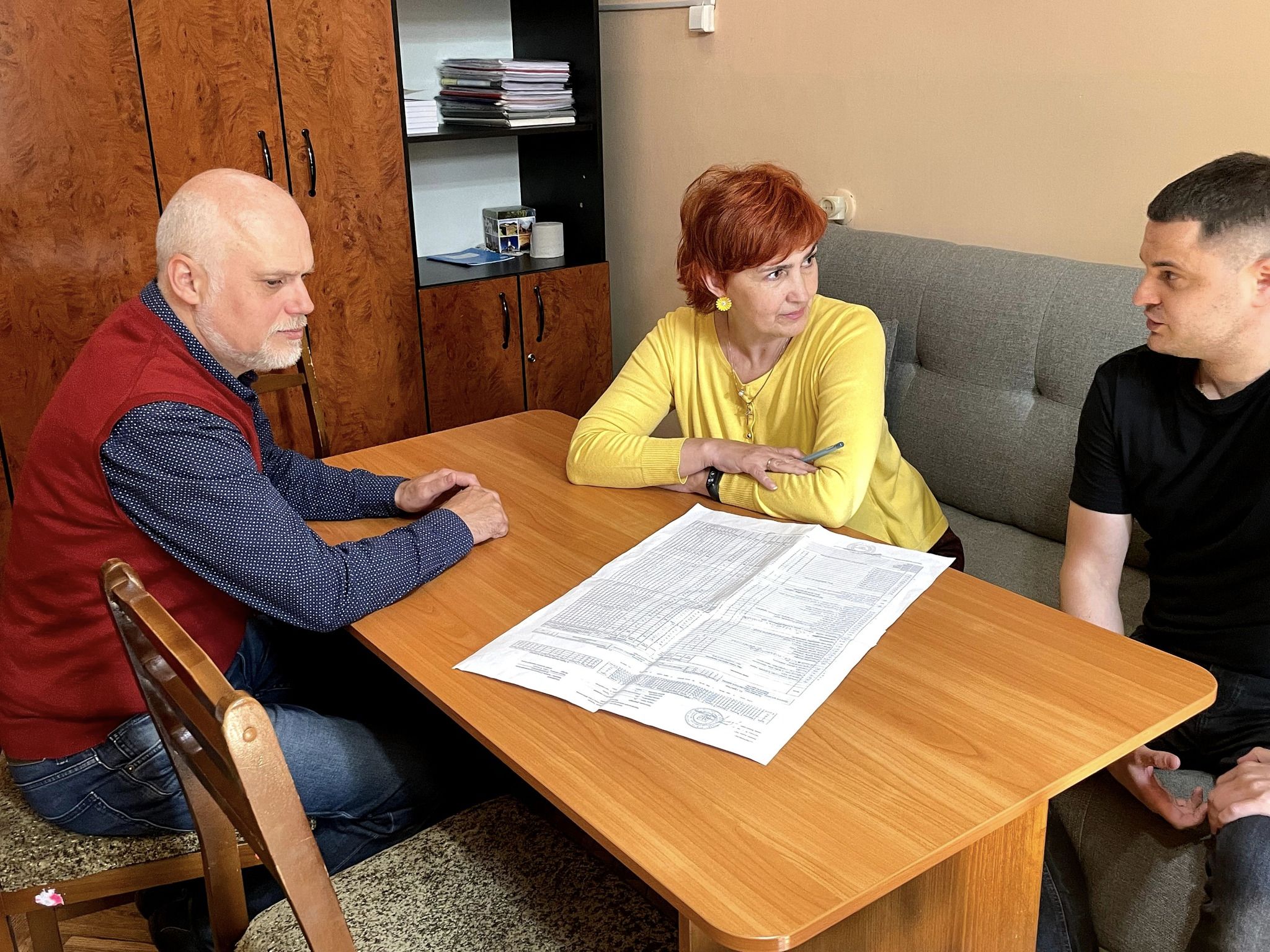 Гаранти ОП "Міжнародний туризм" і " Готельно-ресторанний сервіс та туроперейтинг" О. Король та Г. Круль зі стейкхолдером Русланом Рудейчуком