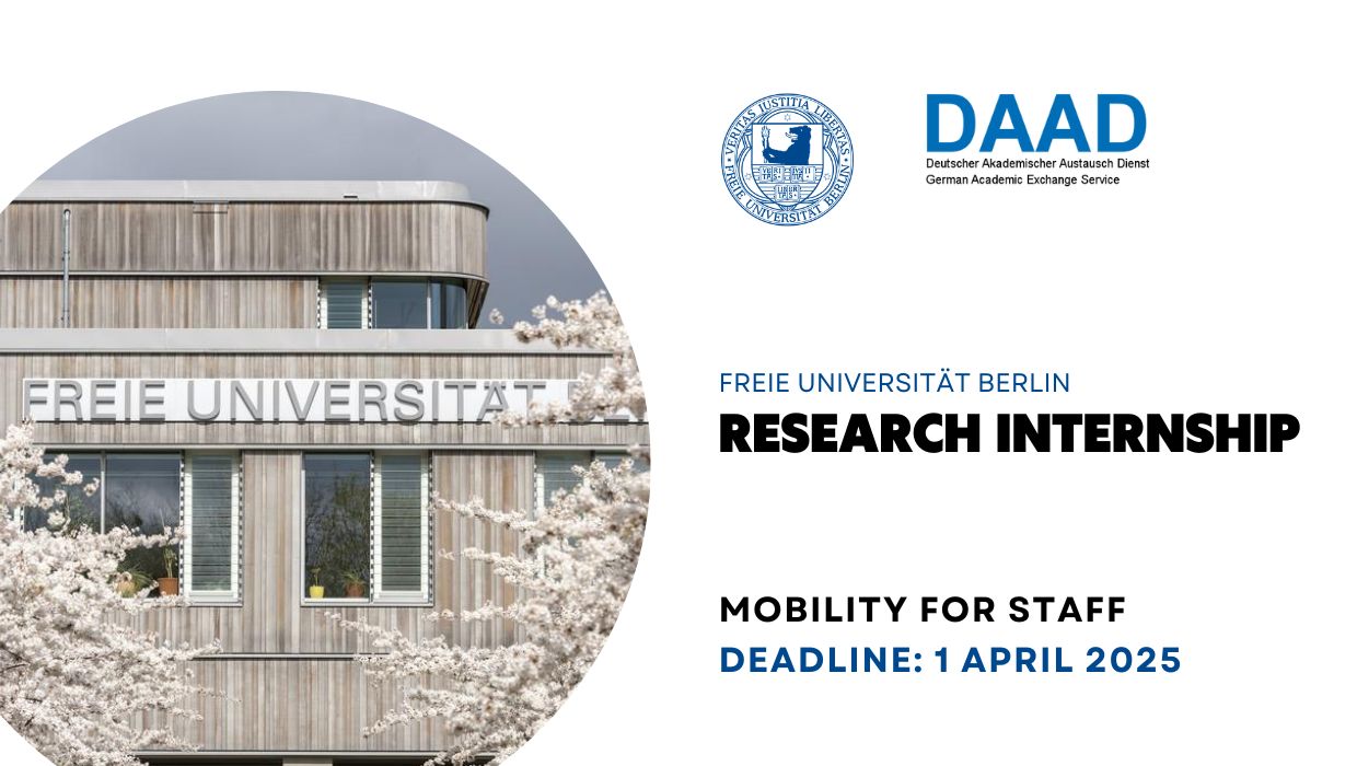 Відкрито конкурс на наукове стажування для викладачів у Вільному університеті м. Берліна 2025