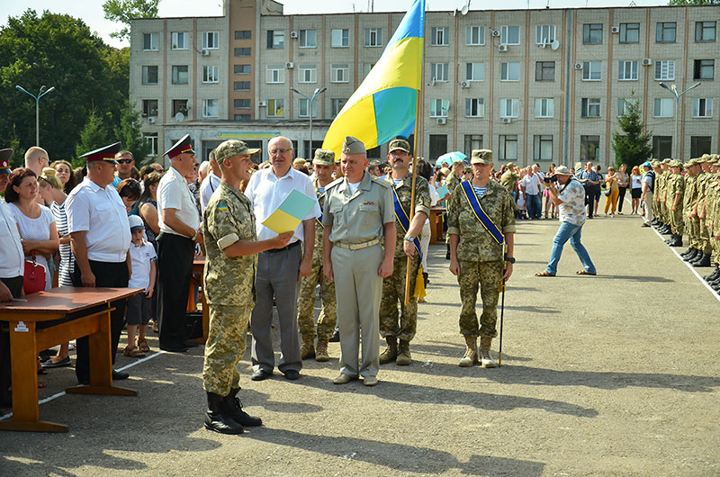 Ритуал складання Військової присяги на вірність українському народові. 2017 рік