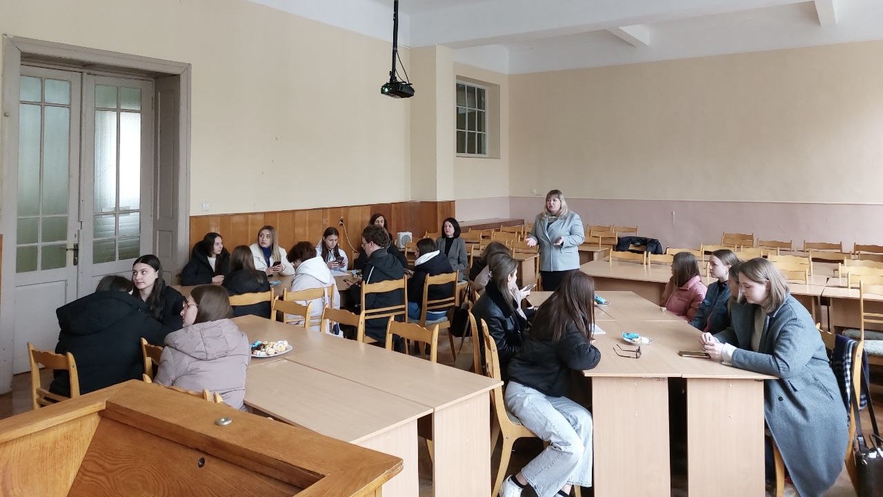 Засідання студентського наукового гуртка кафедри біохімії та біотехнології