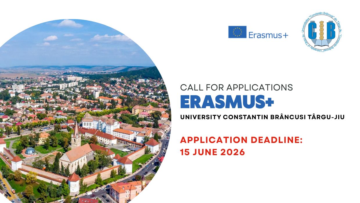 Відкрито конкурс ERASMUS+ на семестрове навчання до Університету «Константін Бринкуш» м. Тиргу Жіу  на осінній семестр 2026/2027