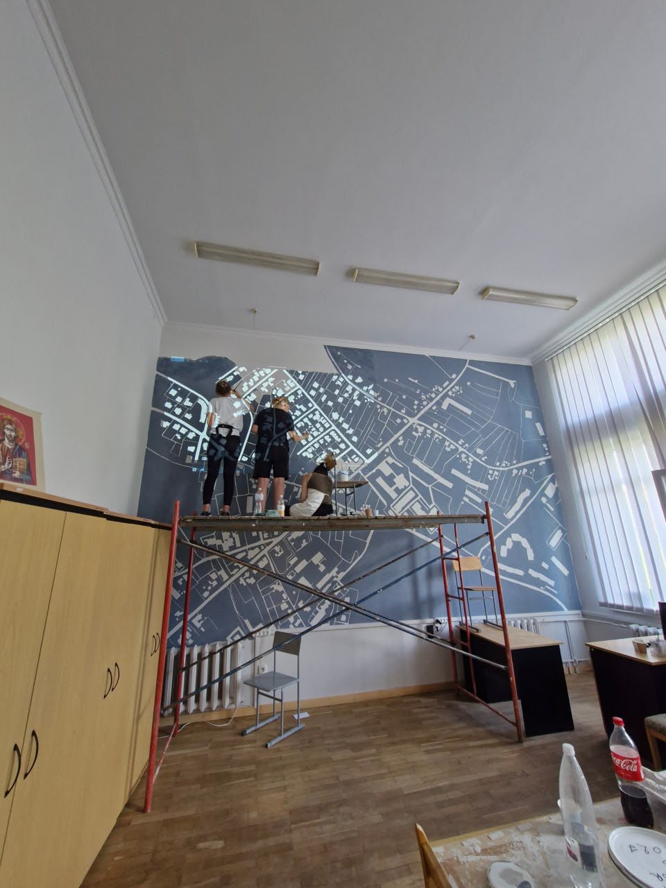 Від ескізу до реалізації: студенти долучилися до оформлення кафедри містобудування та архітектурного проєктування