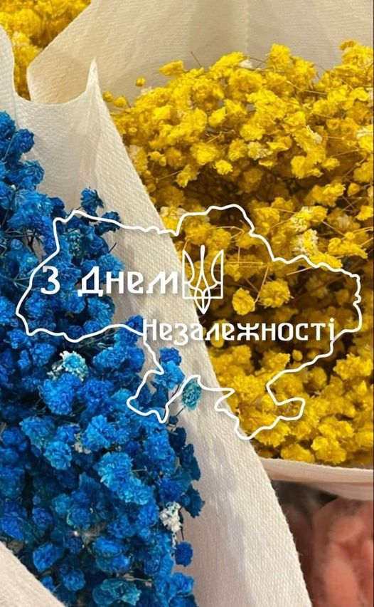 Вітаємо Вас із Днем Незалежності України! 