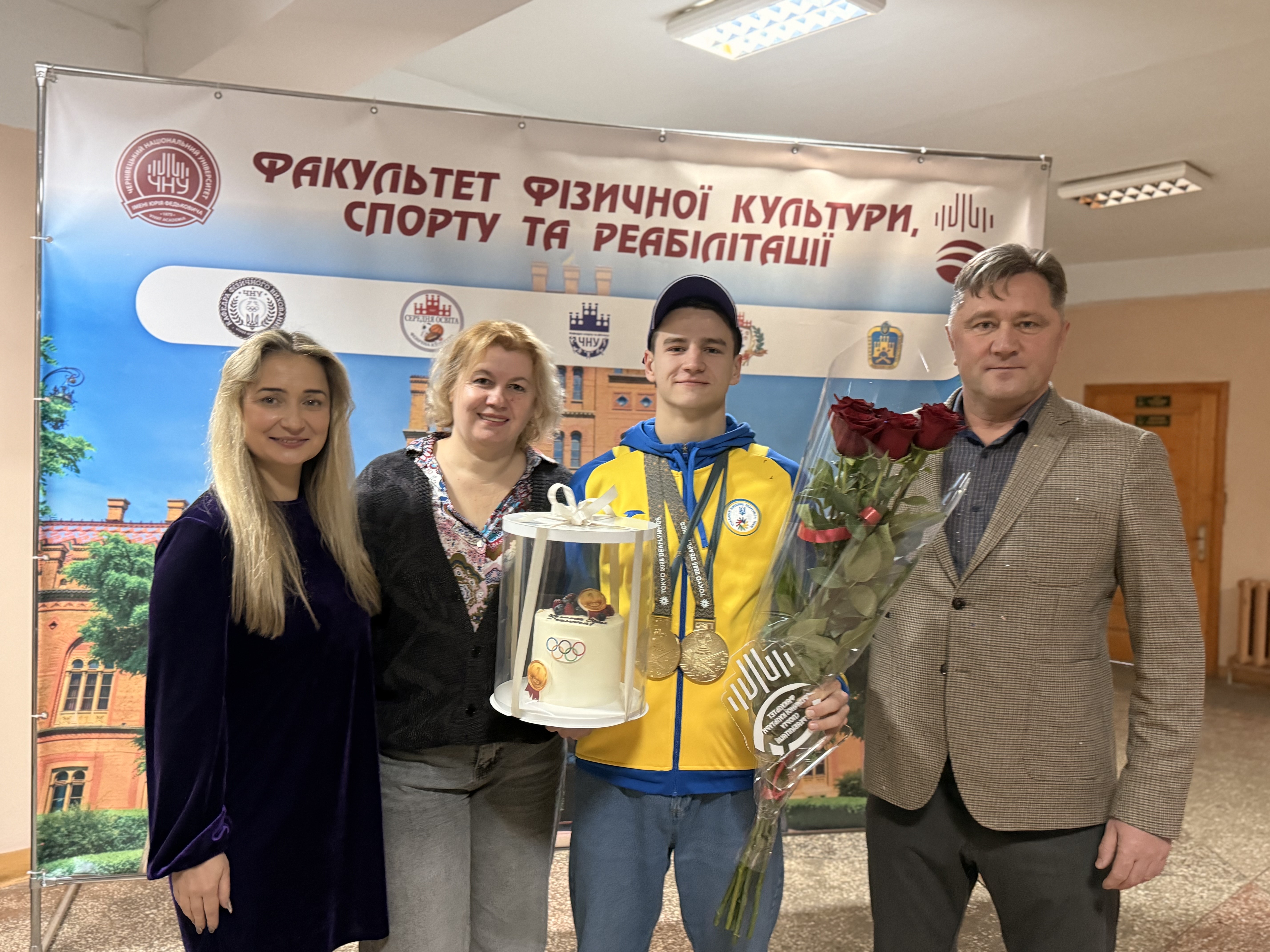 Гордість факультету: зустріч із чемпіоном Deaflympics Tokyo 2025!