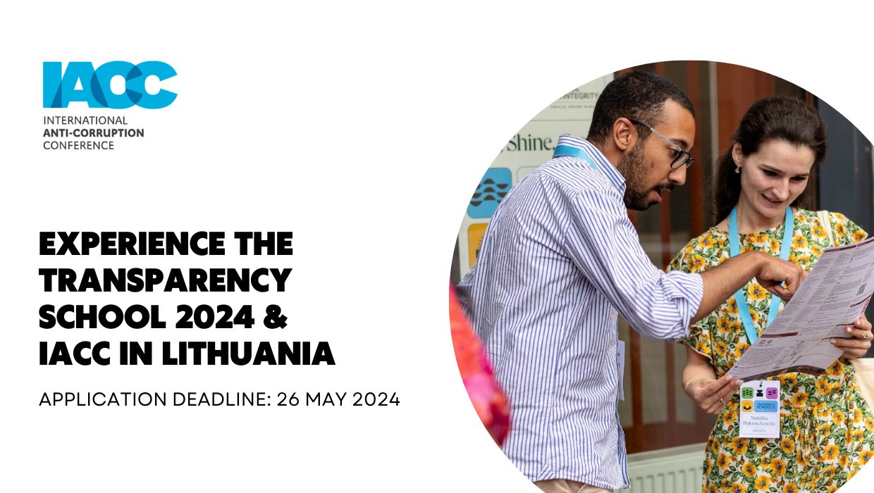 Experience the Transparency School 2024 & IACC in Lithuania