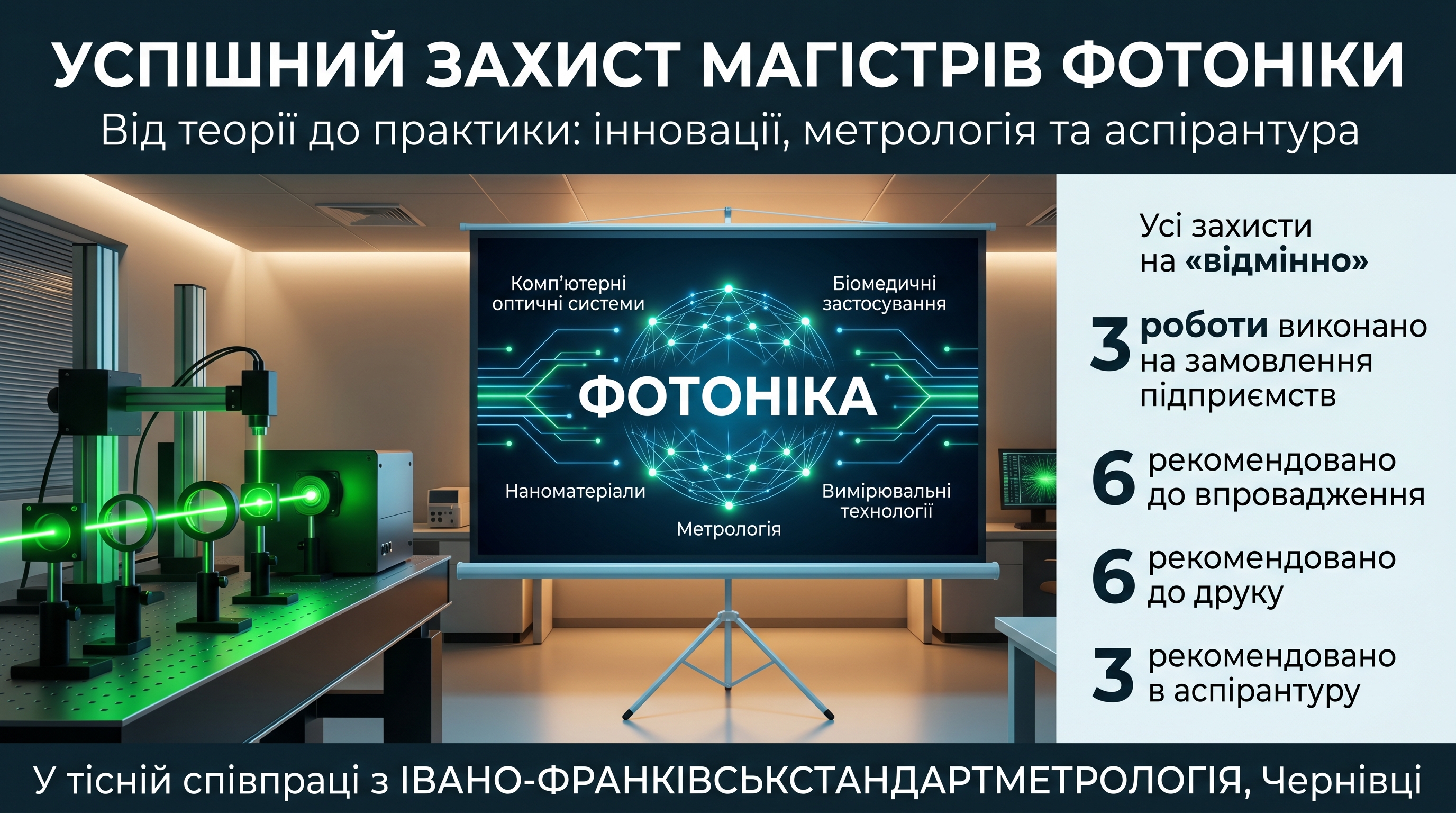 Фотоніка як жива галузь поєднання фундаментальної оптики,  практики та метрологічної культури