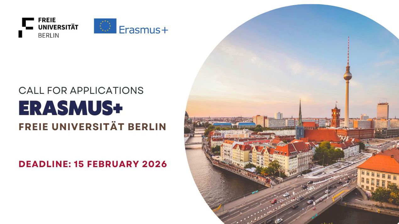 Відкрито конкурс ERASMUS+ Staff Mobility for Teaching до Вільного університету Берліна на весняний семестр 2026